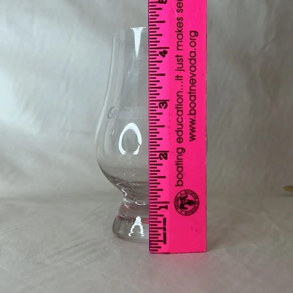 Grand Mariner 8 Ounces Cordial Liquor Cocktail  Clear Glass White Lettering Used